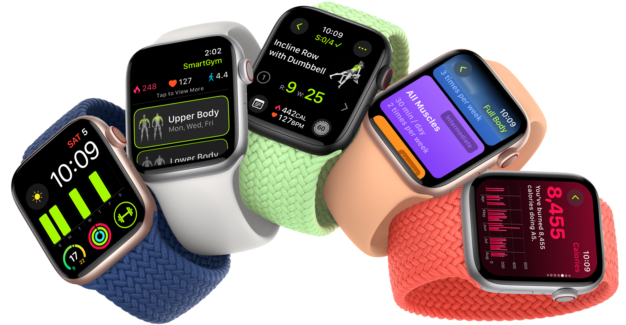 SmartGym workout session on Apple Watch